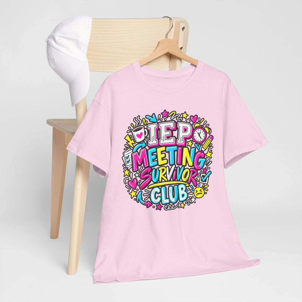 Video Meeting Survivor Club T-Shirt — Funny Remote Work Tee