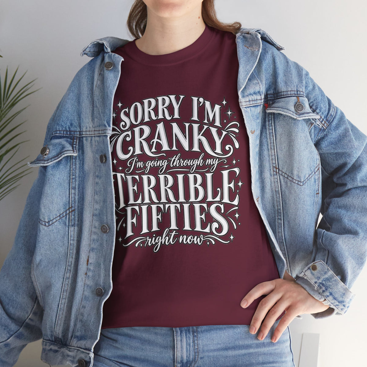 Sorry I'm Cranky—Terrible Fifties Funny Graphic Tee