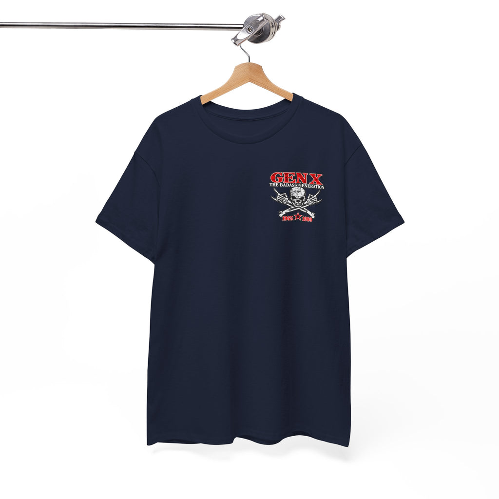 Gen X T‑Shirt — "The Badass Generation" Skull & Crossbones Retro Tee
