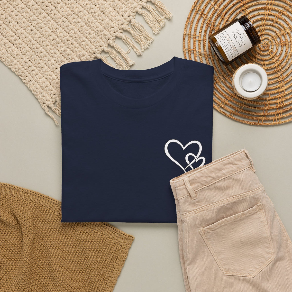 Inspirational Heart T-Shirt – "To the Person Behind Me: You Are Amazing, Beautiful and Enough" Motivational Tee