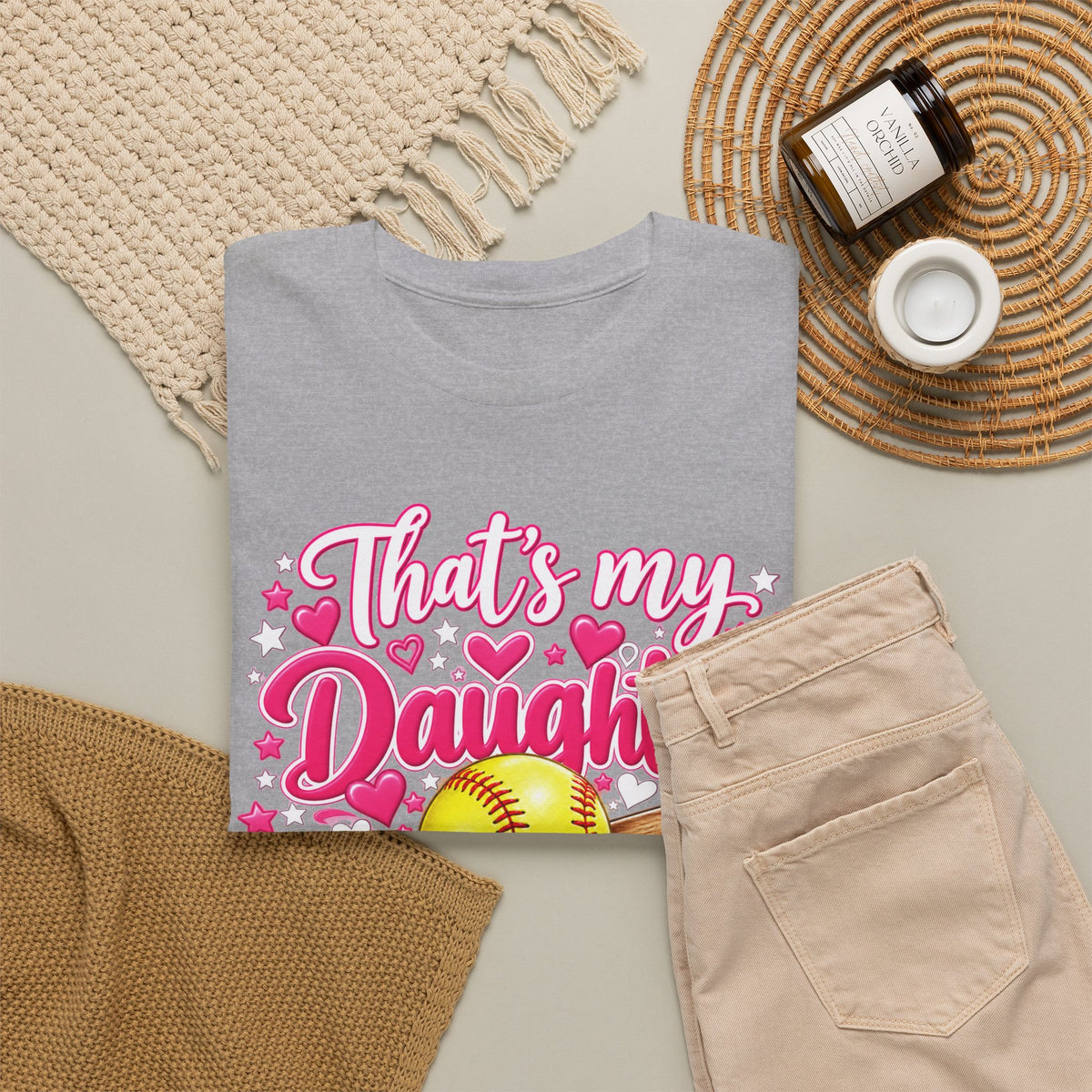 That’s My Daughter Out There Softball T-Shirt