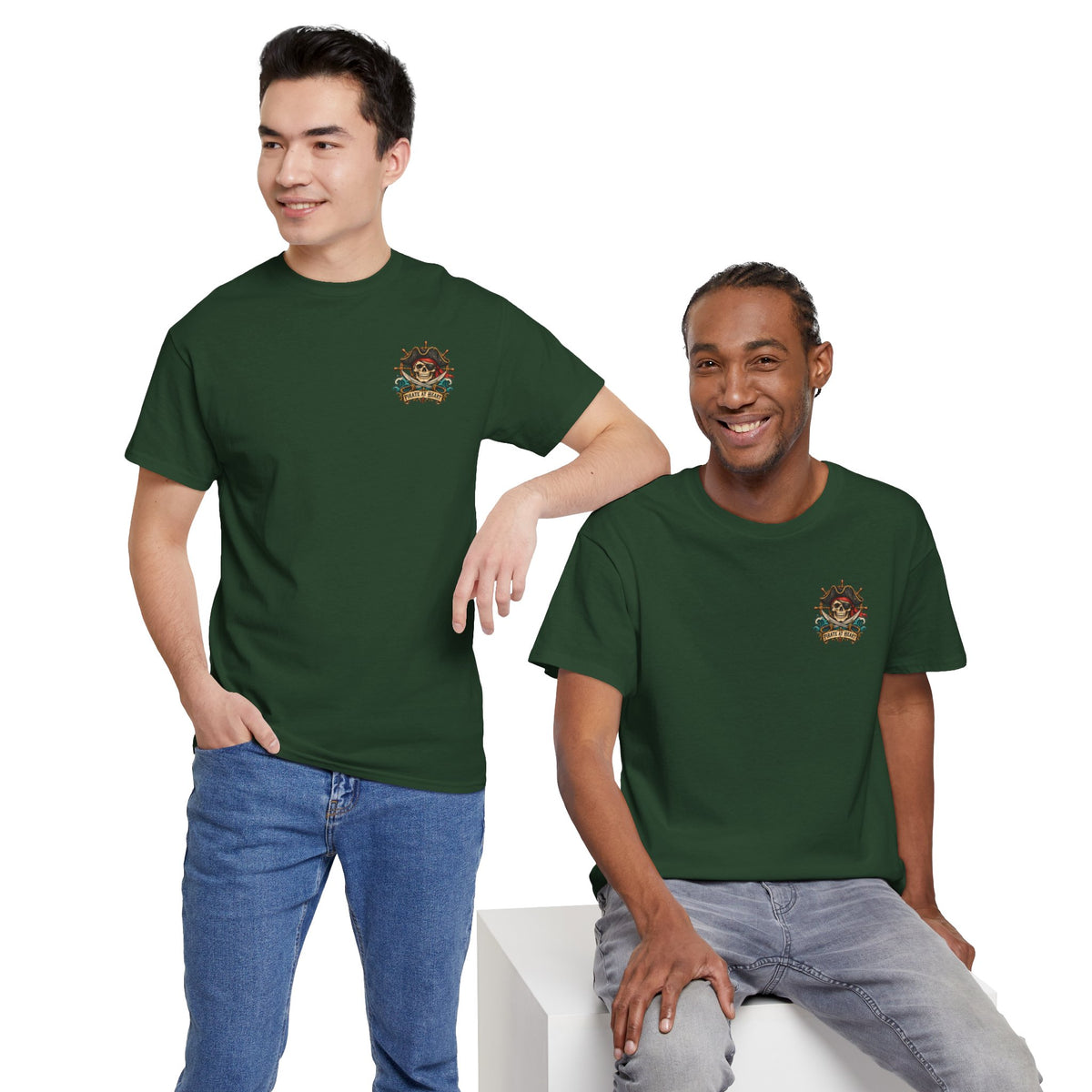 Pirate Skull Tee — "I Was a Pirate" Nautical Skull, Water • Alcohol • Booty • Boats Graphic T‑Shirt