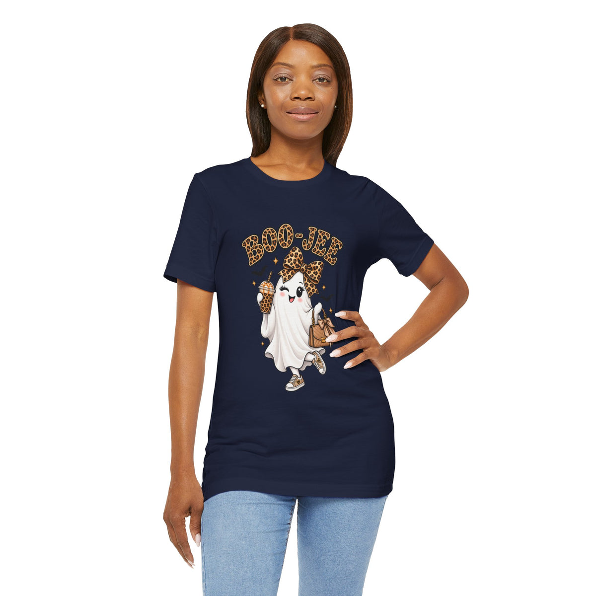 Boo-Jee Leopard Ghost Tee
