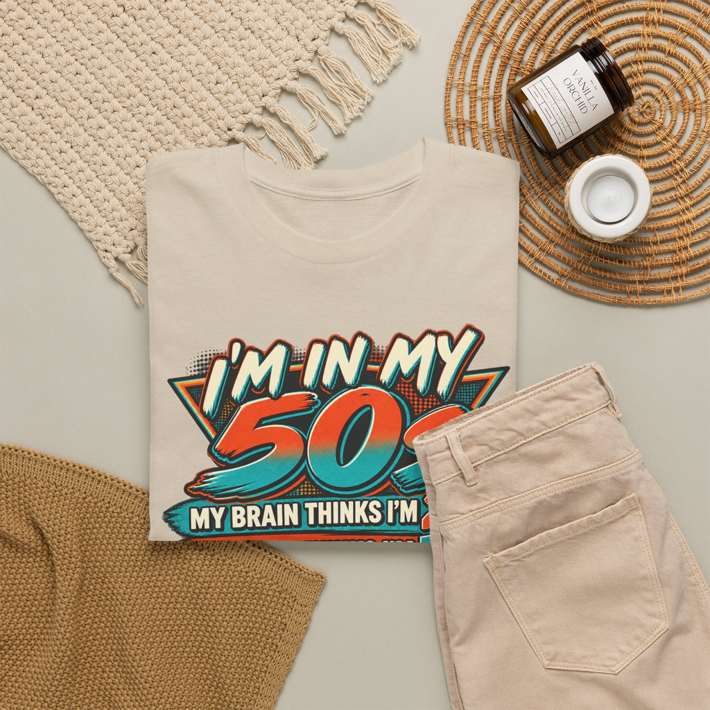 Retro 50s Birthday T‑Shirt — "I'm in My 50s" 80s Playlist Cassette Tee