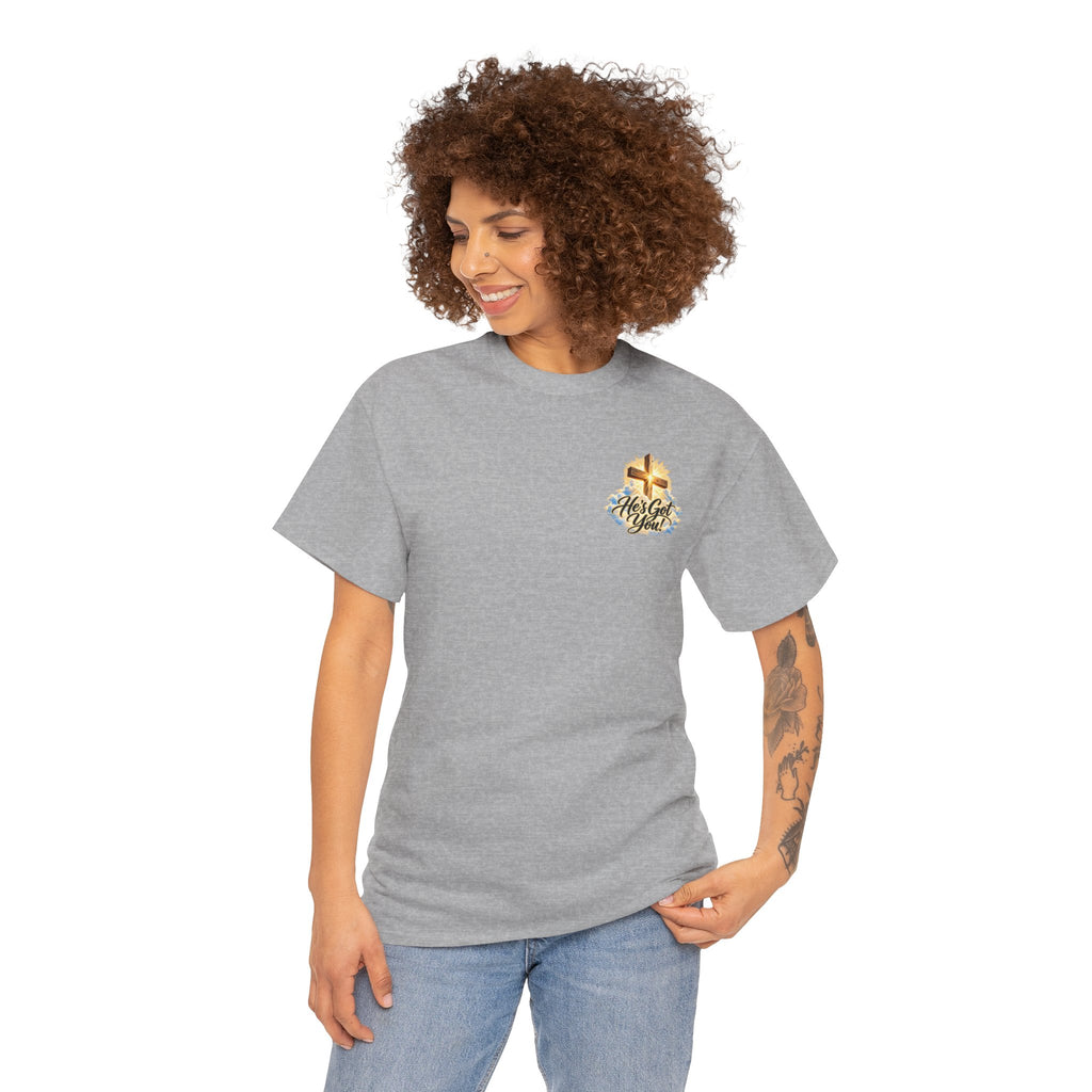 Don't Overthink It He's Got You Tee — Christian Cross Inspirational T‑Shirt
