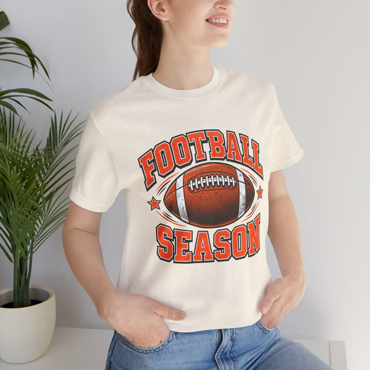 Football Season Tee – Vintage Football Graphic Shirt