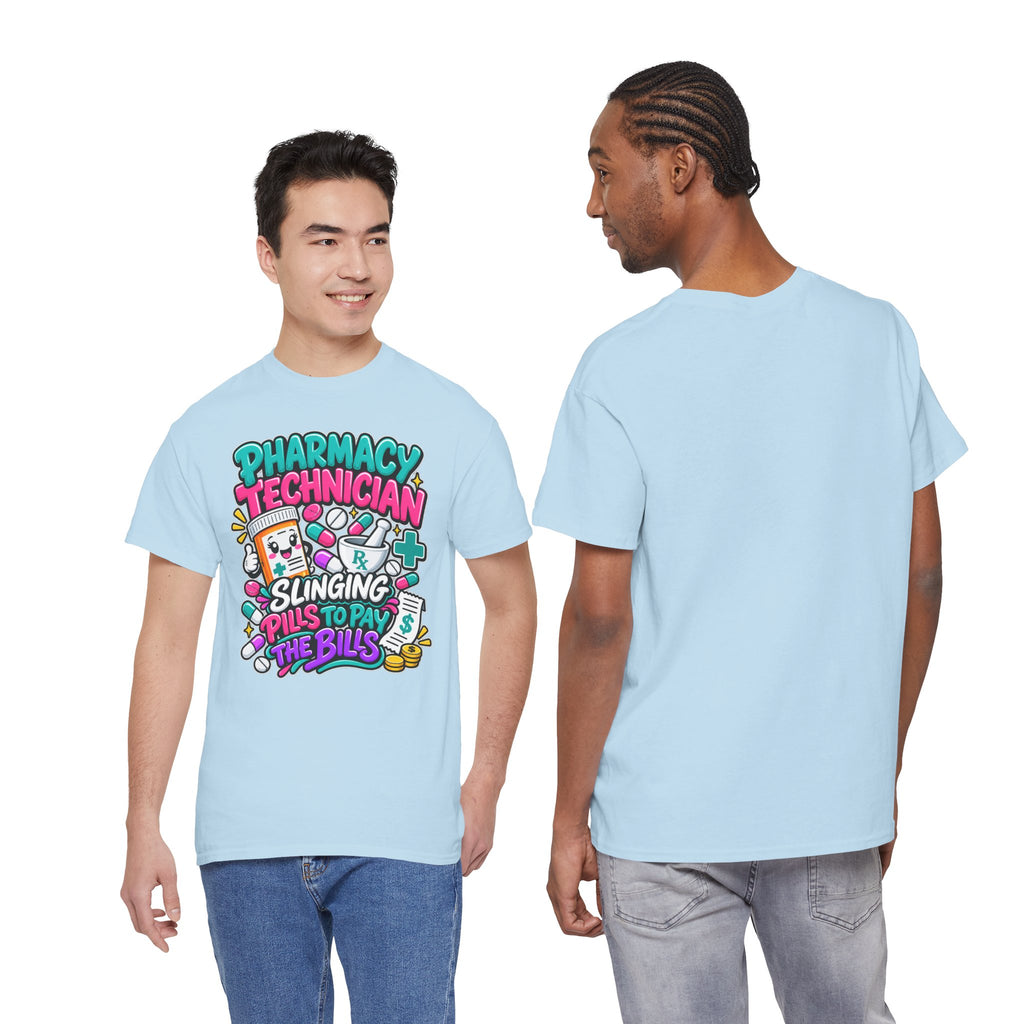Pharmacy Technician T‑Shirt — "Slinging Pills to Pay the Bills" Graphic Tee
