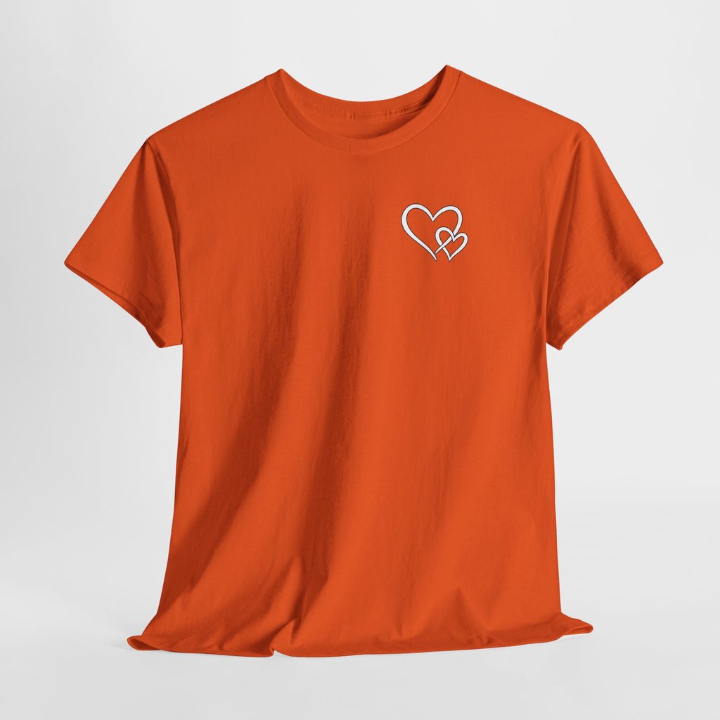 Inspirational Heart T-Shirt – "To the Person Behind Me: You Are Amazing, Beautiful and Enough" Motivational Tee