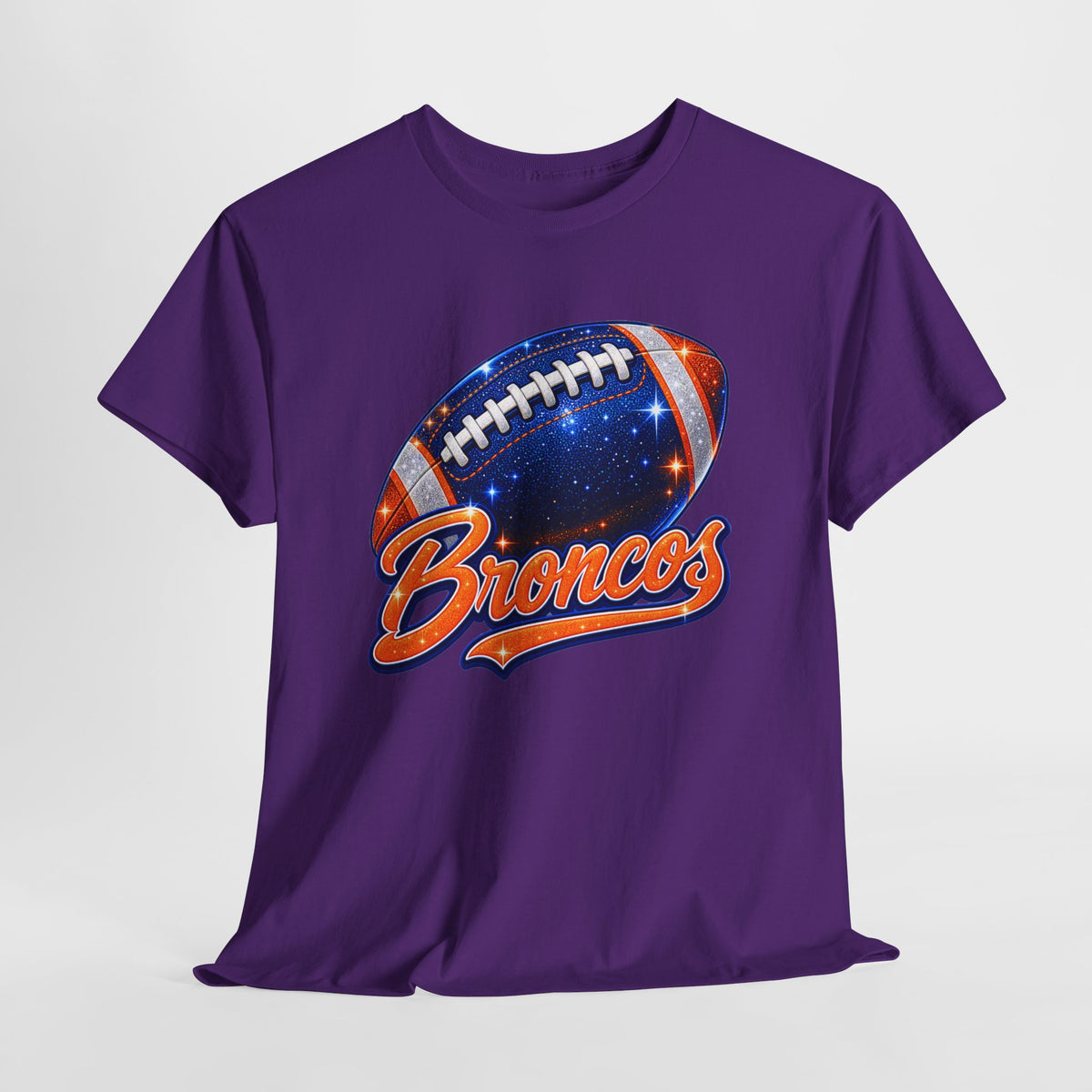 Broncos Football T-Shirt — Galaxy Football Graphic Tee
