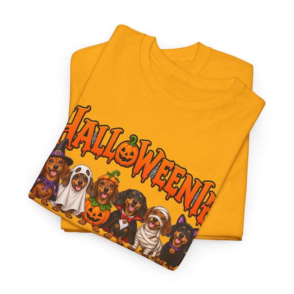 Halloweenie Dachshund T-Shirt | Halloween Dog Graphic