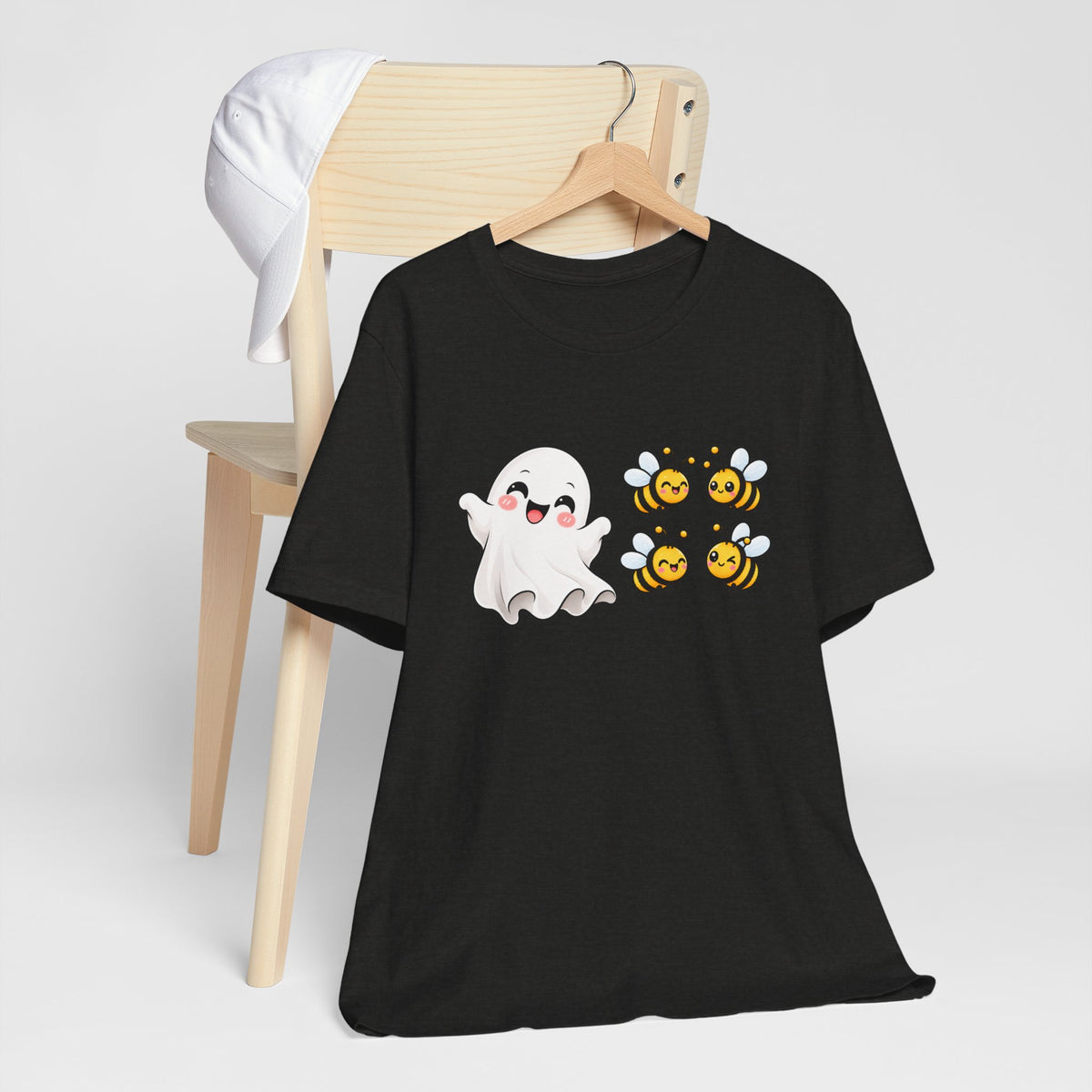 Boo & Bees Halloween Tee – Cute Ghost & Bee Shirt | Spooky Season Must-Have
