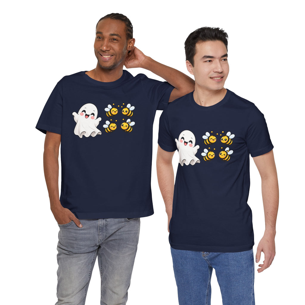 Boo & Bees Halloween Tee – Cute Ghost & Bee Shirt | Spooky Season Must-Have