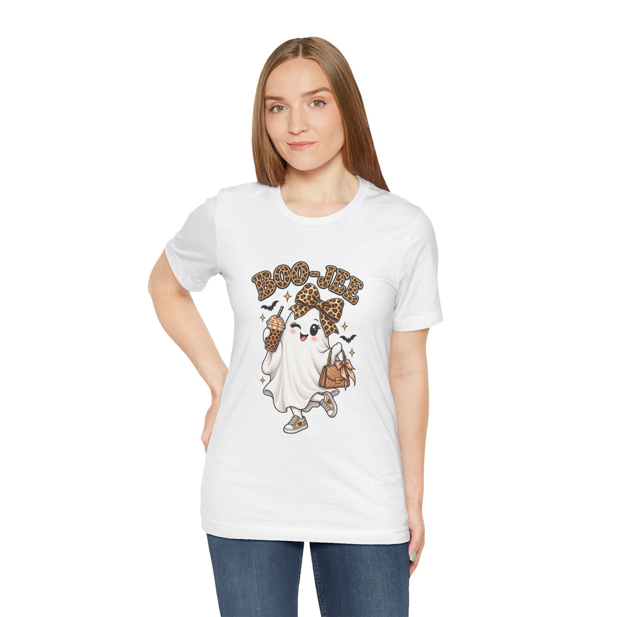 Boo-Jee Leopard Ghost Tee