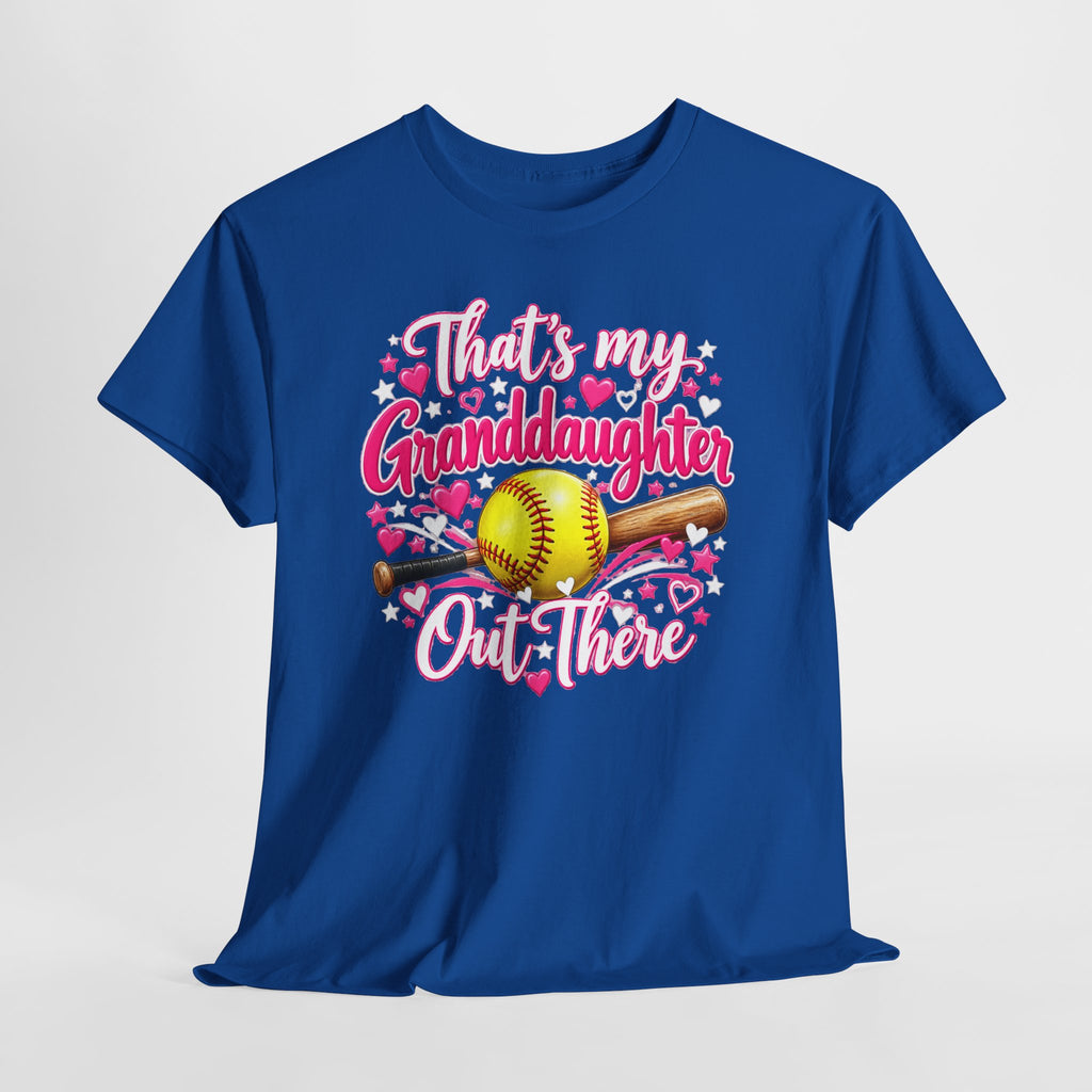 That’s My Granddaughter Out There Softball Grandma T-Shirt