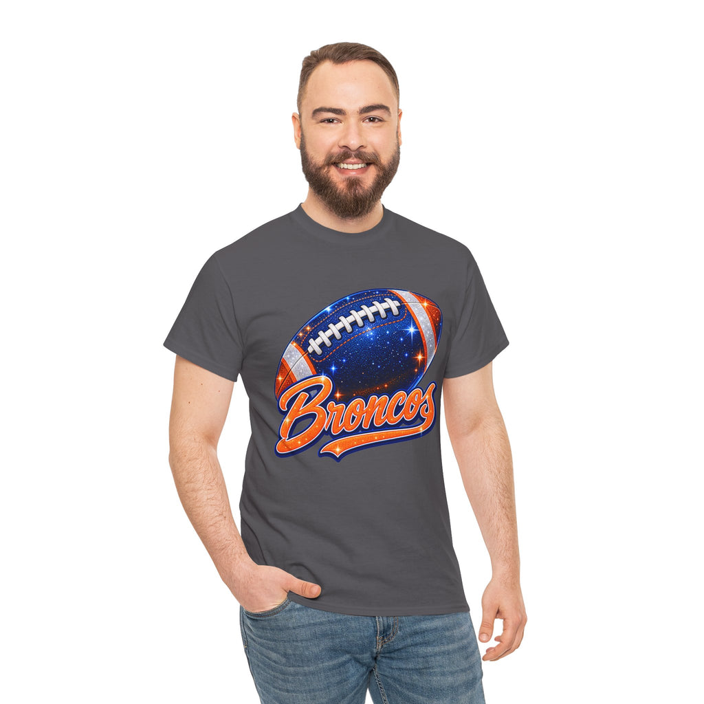 Broncos Football T-Shirt — Galaxy Football Graphic Tee
