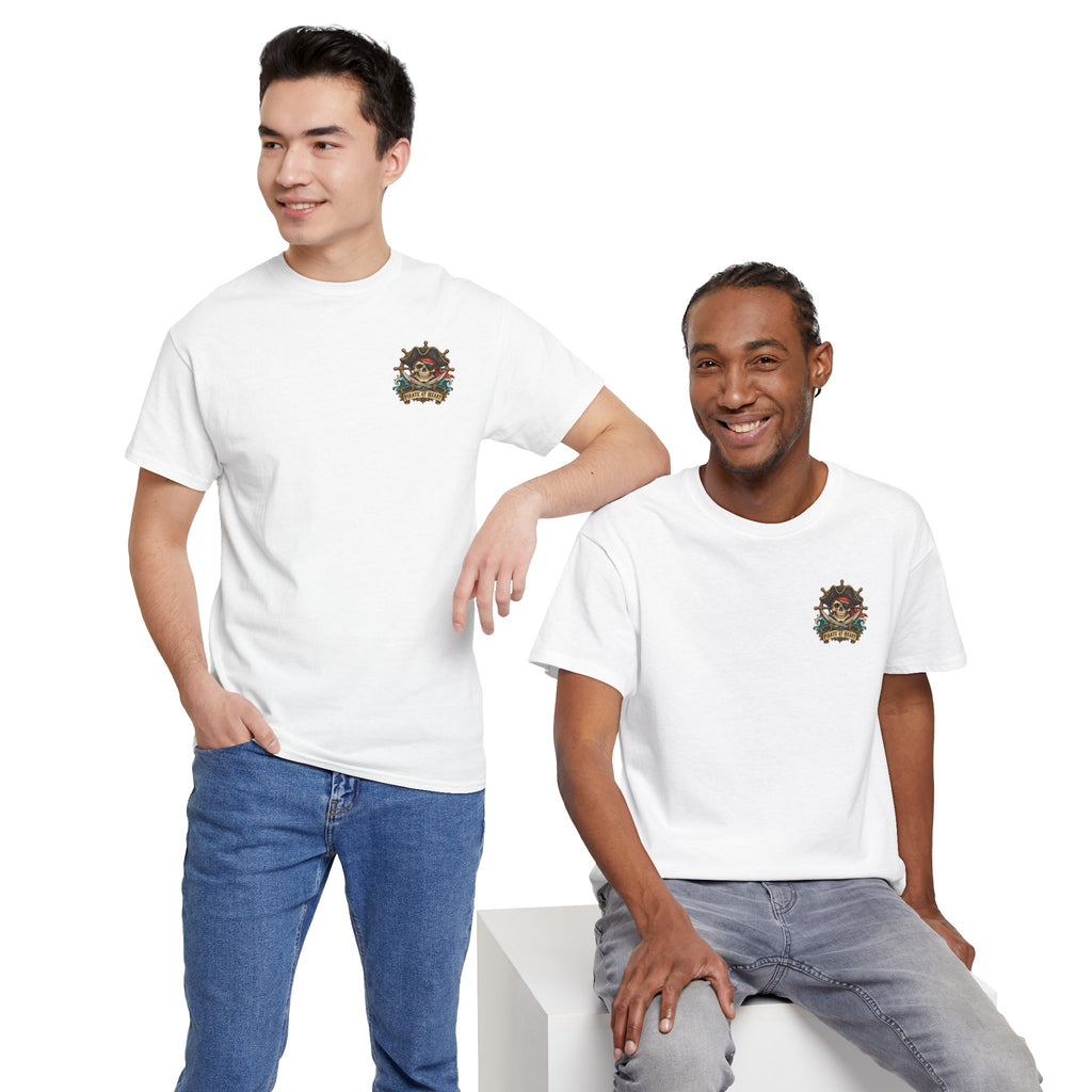 Pirate Skull Tee — "I Was a Pirate" Nautical Skull, Water • Alcohol • Booty • Boats Graphic T‑Shirt