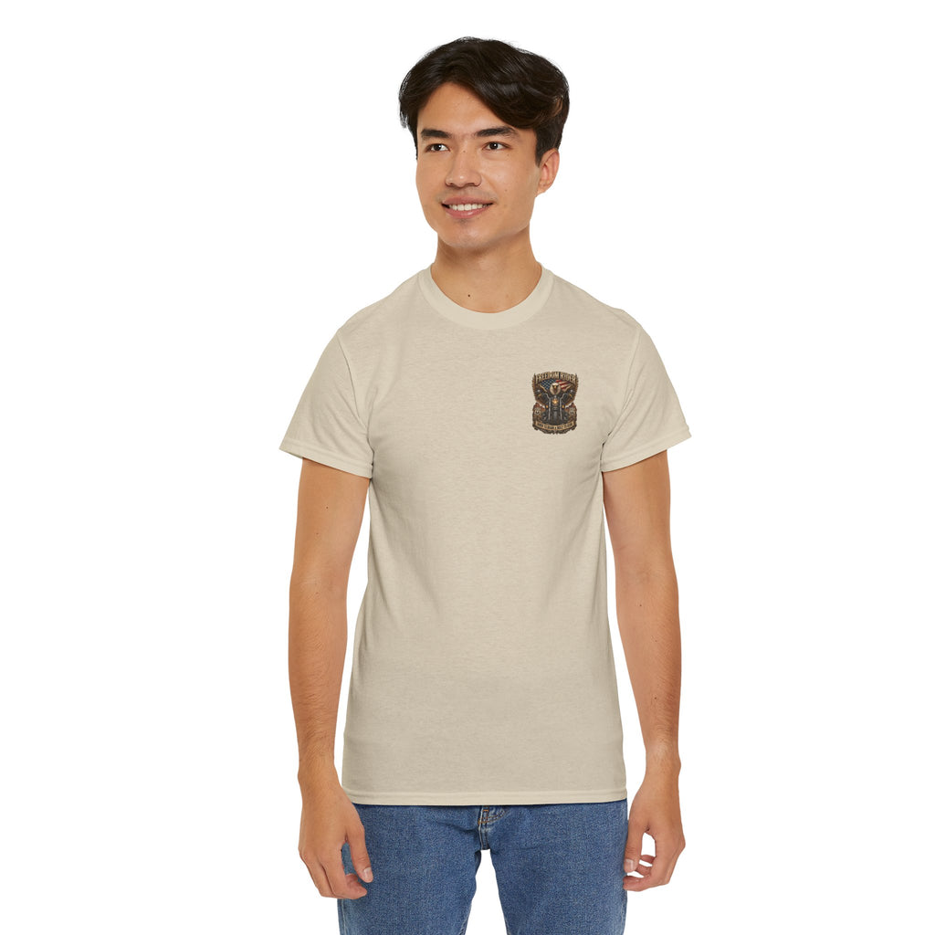 Freedom Rider Motorcycle T‑Shirt — Born to Roam Vintage Biker Tee