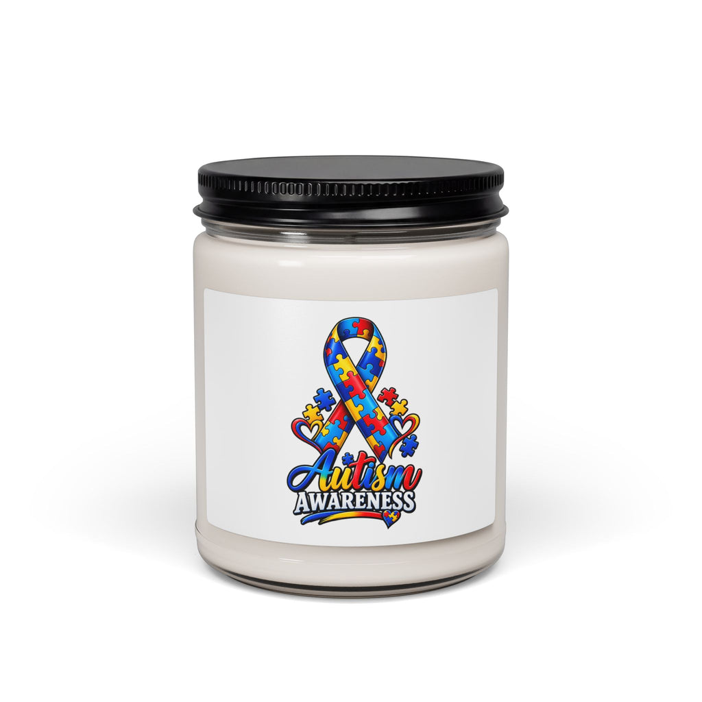 9oz Scented Soy Candle — Clean Cotton Aroma | Minimal Label Jar