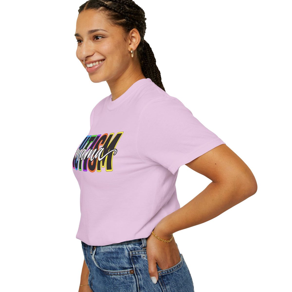 Autism Mama T-Shirt — Colorful Pride Support Tee for Moms