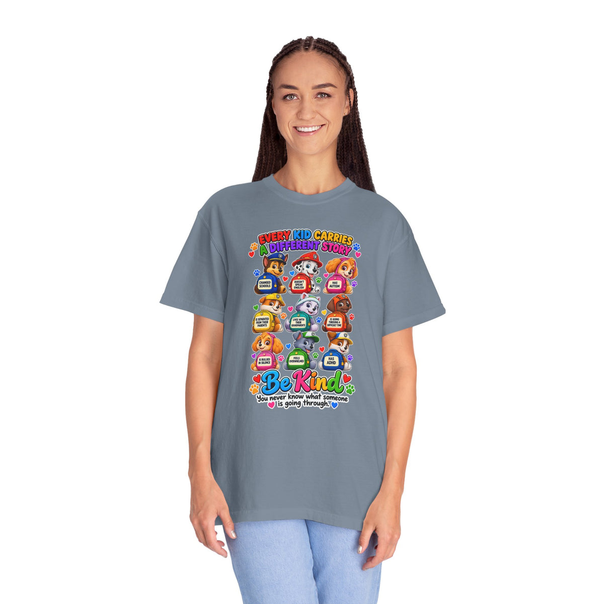 Be Kind Every Kid Carries Inspirational T-Shirt