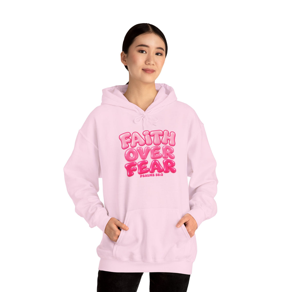 Faith Over Fear Inspirational Hoodie