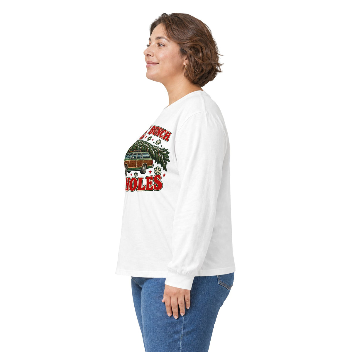 Jolliest Bunch of Assholes Christmas Long Sleeve Tee