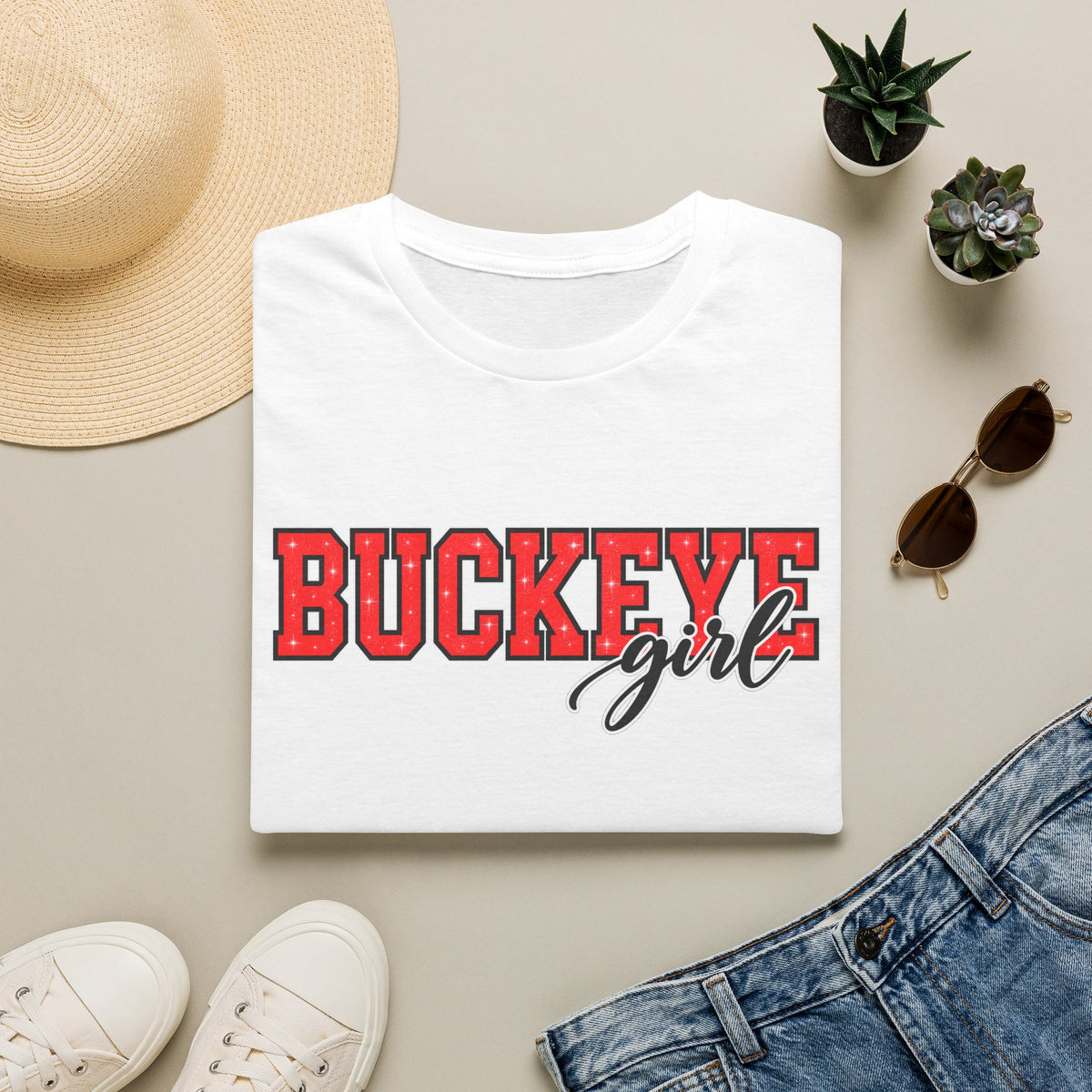 Buckeye Girl T-Shirt — Ohio State Football Fan Tee