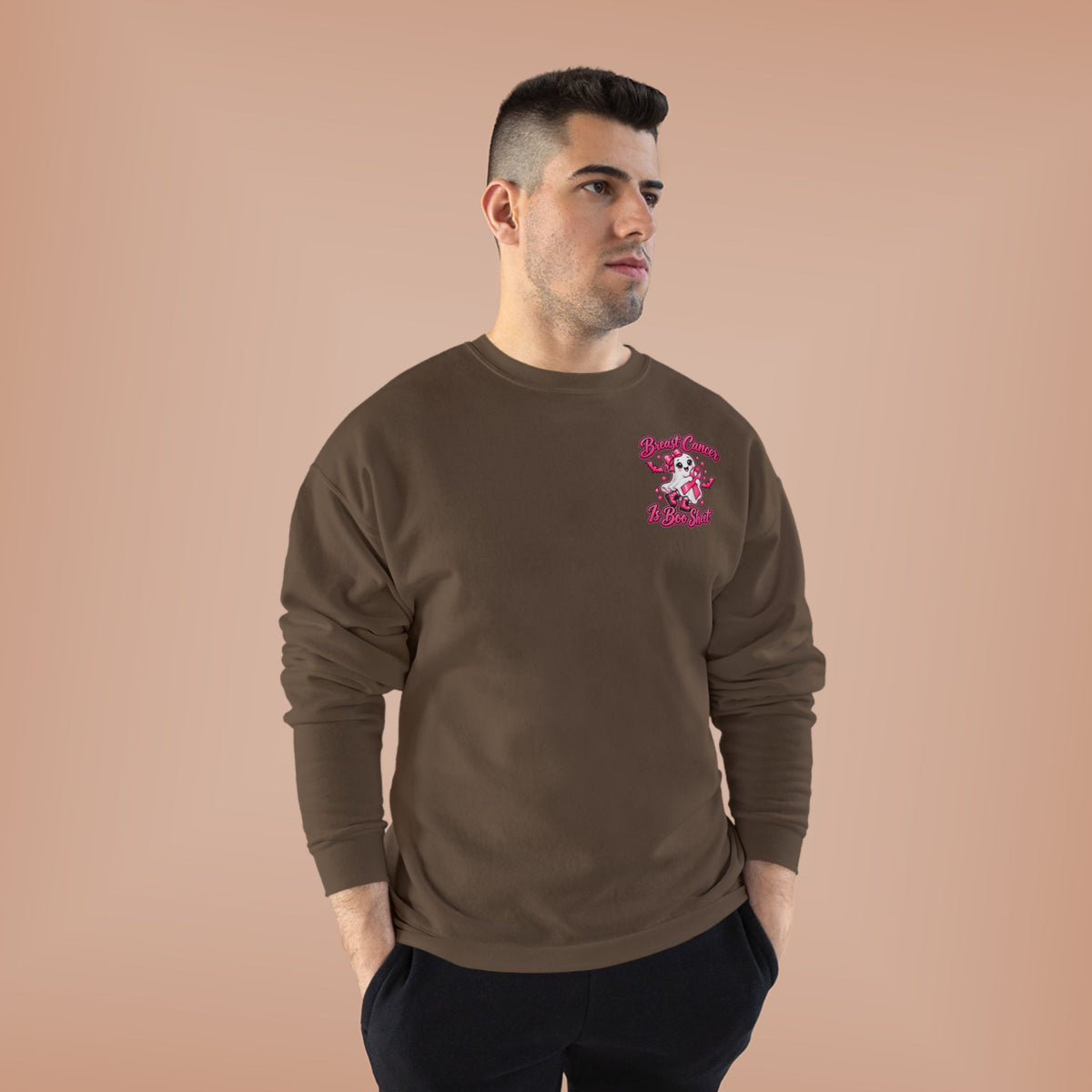 Breast Cancer Awareness Crewneck Sweatshirt – "In October We Wear Pink"