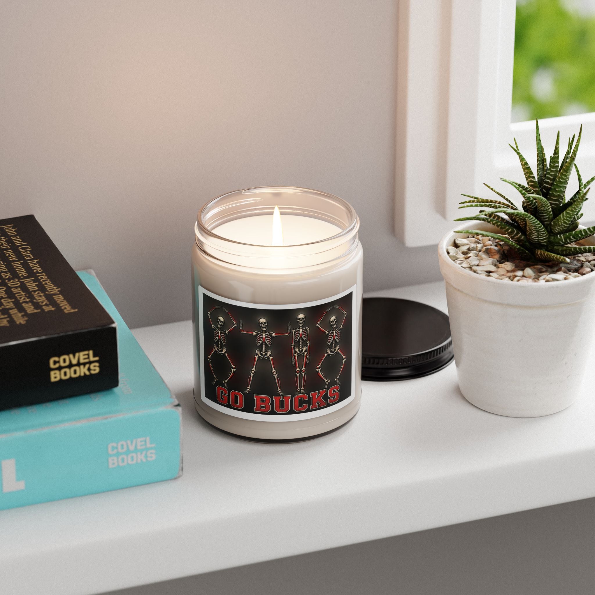 Go Bucks Scented Soy Candle — 9oz Team Spirit Candle for Fans