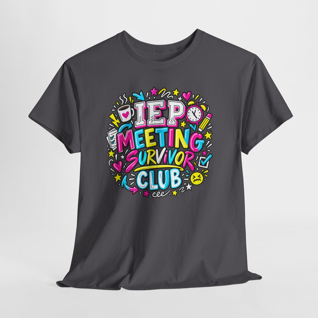 Video Meeting Survivor Club T-Shirt — Funny Remote Work Tee
