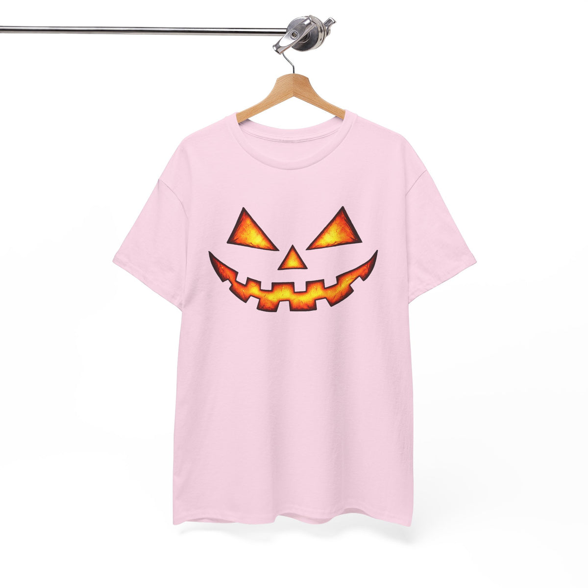 Jack-O'-Lantern Pumpkin Scary Face T-Shirt — Halloween Horror Costume Tee