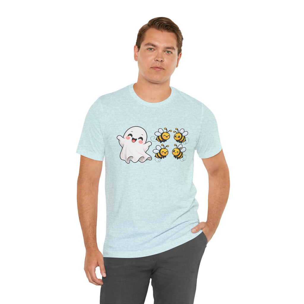 Boo & Bees Halloween Tee – Cute Ghost & Bee Shirt | Spooky Season Must-Have