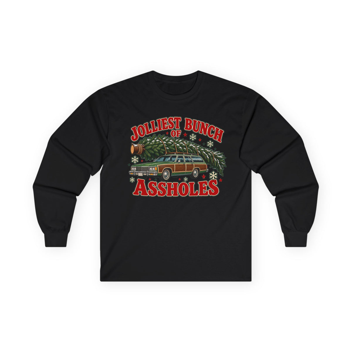 Jolliest Bunch of Assholes Christmas Long Sleeve Tee