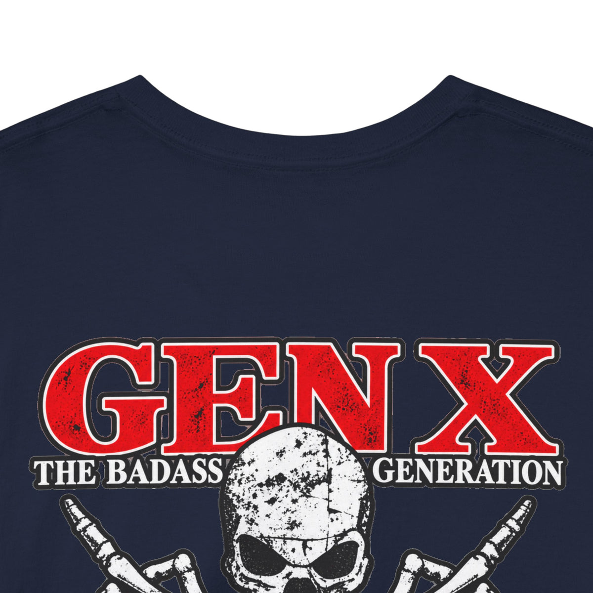 Gen X T‑Shirt — "The Badass Generation" Skull & Crossbones Retro Tee