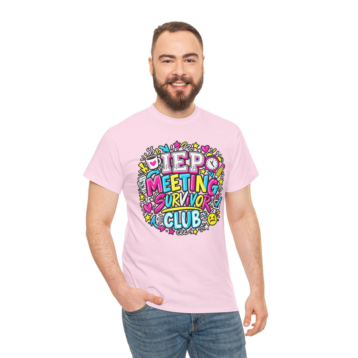 Video Meeting Survivor Club T-Shirt — Funny Remote Work Tee