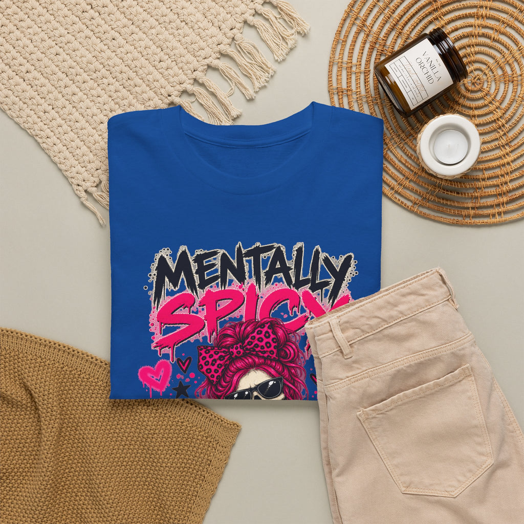 Mentally Spicy Skeleton Graphic T-Shirt
