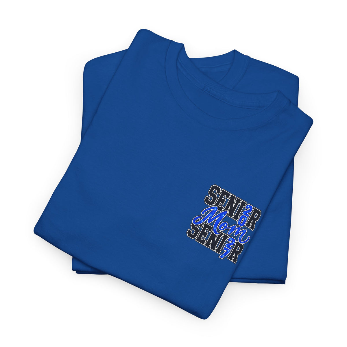 Senior Mom 2027 T-Shirt — Back Print Proud Senior Parent Tee