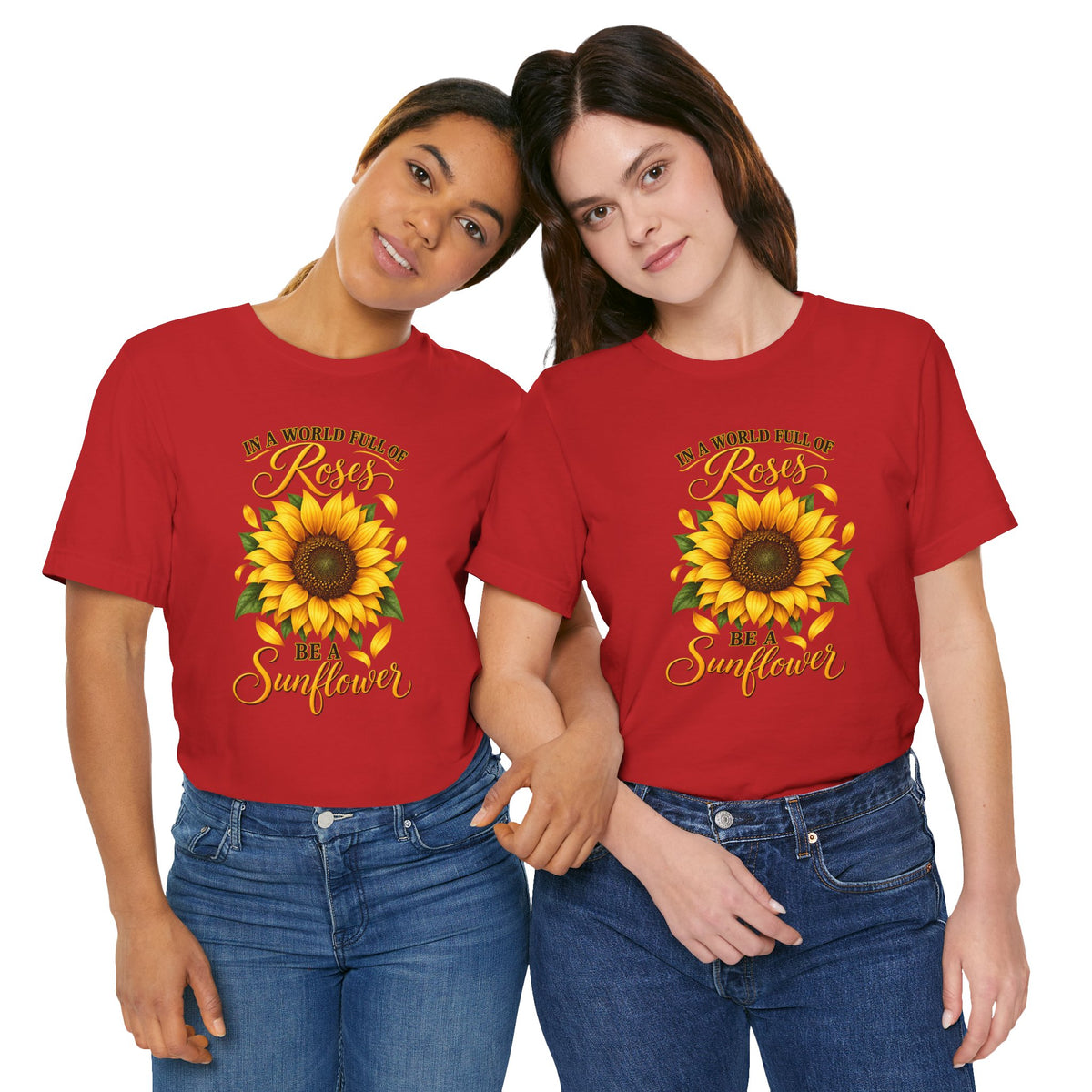 Be a Sunflower T-Shirt | Inspirational Floral Graphic