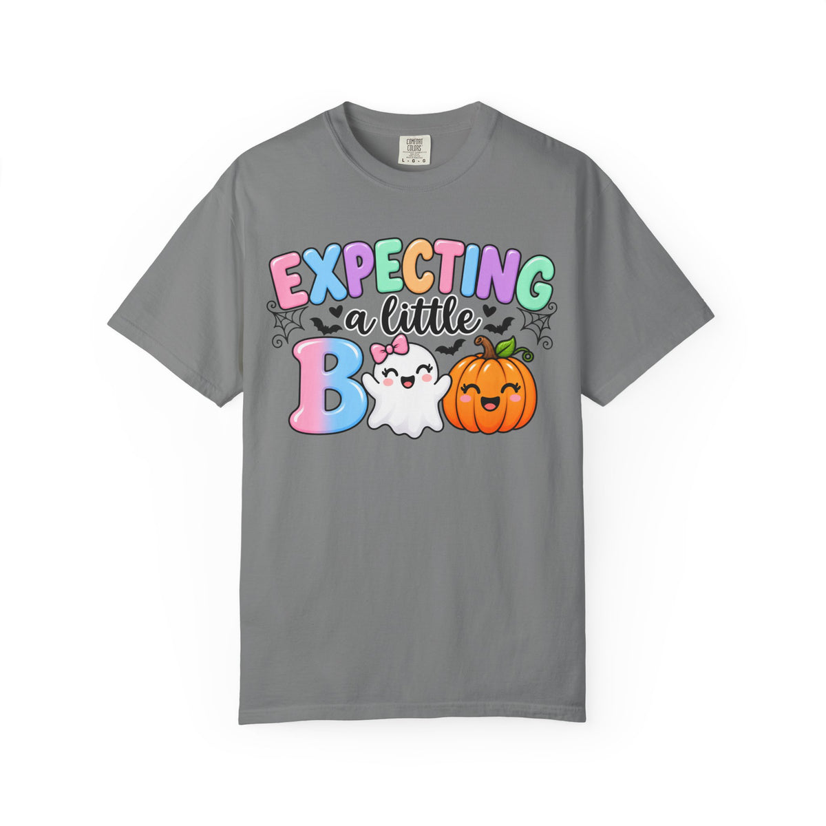 Expecting a Little Boo Maternity T-Shirt — Cute Halloween Pregnancy Tee
