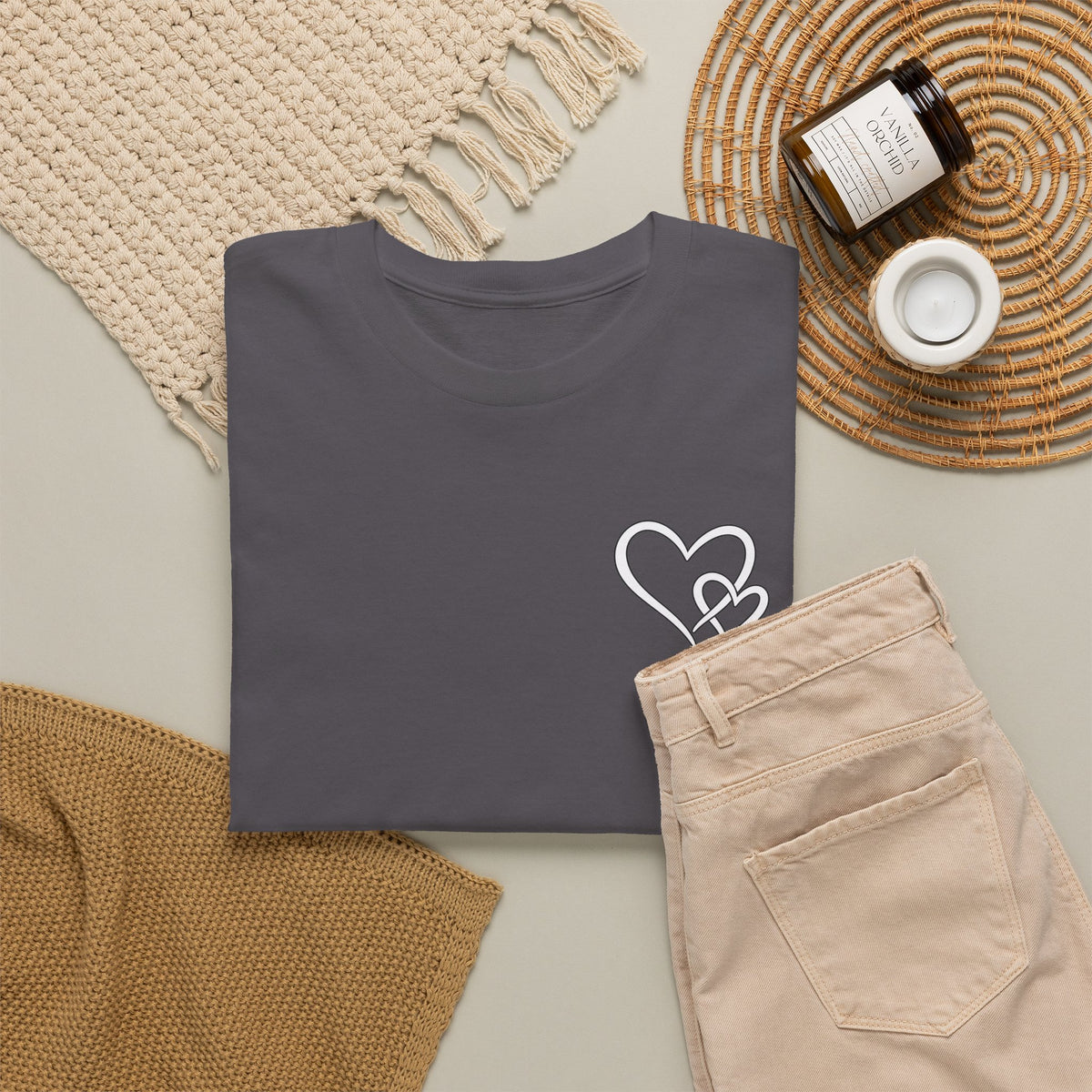 Inspirational Heart T-Shirt – "To the Person Behind Me: You Are Amazing, Beautiful and Enough" Motivational Tee