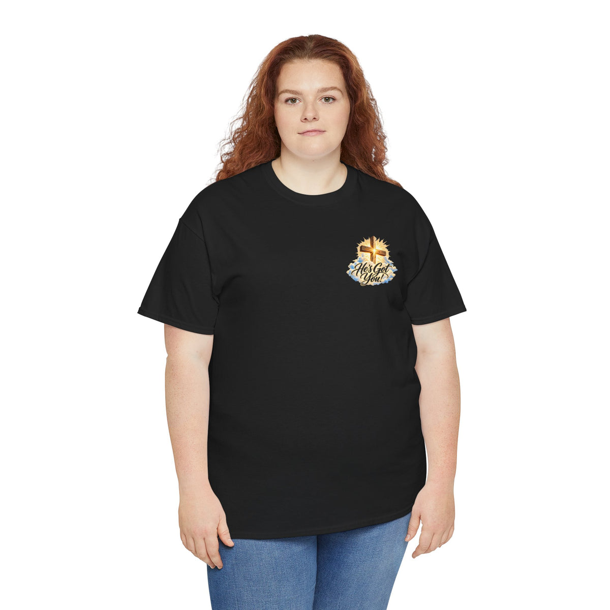 Don't Overthink It He's Got You Tee — Christian Cross Inspirational T‑Shirt