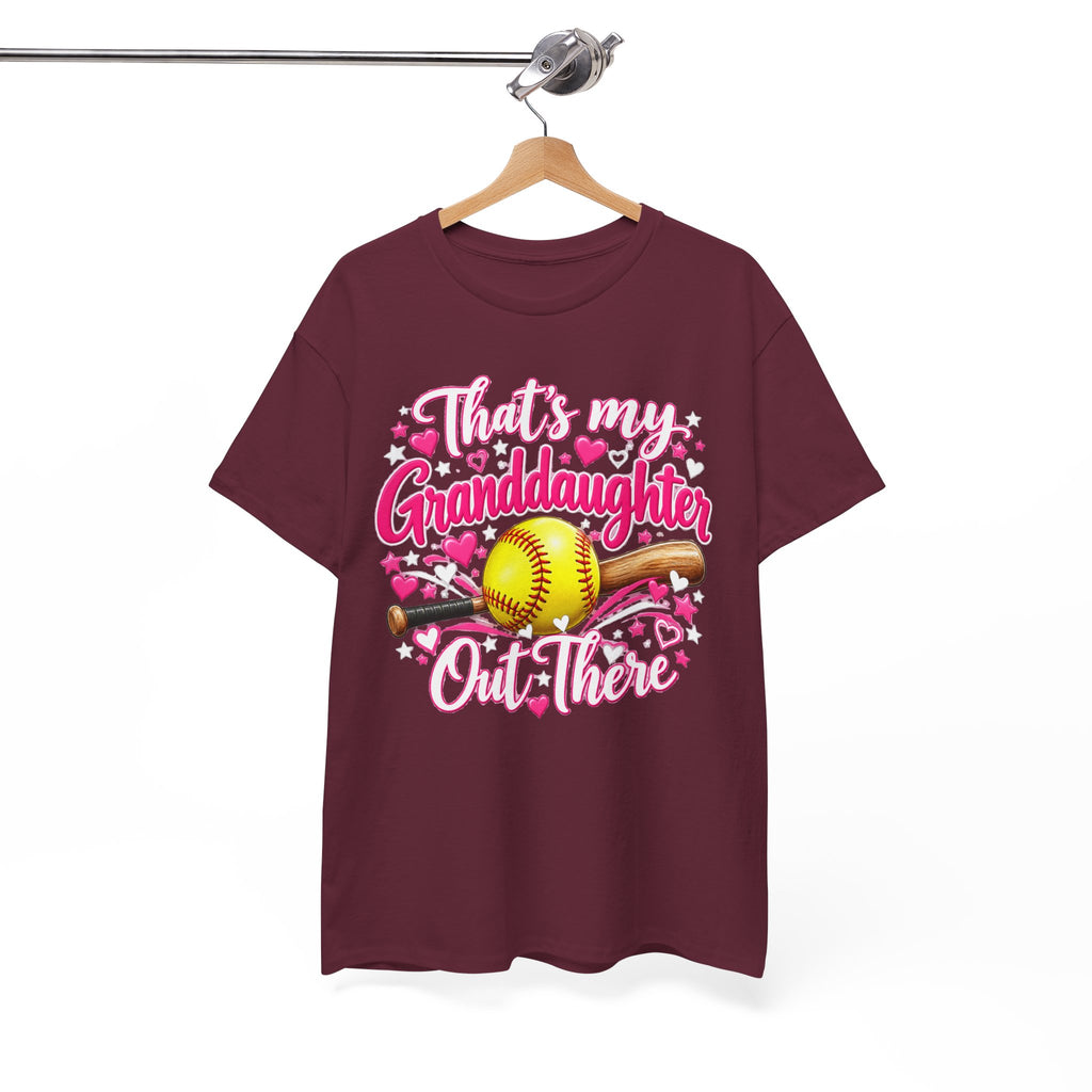 That’s My Granddaughter Out There Softball Grandma T-Shirt