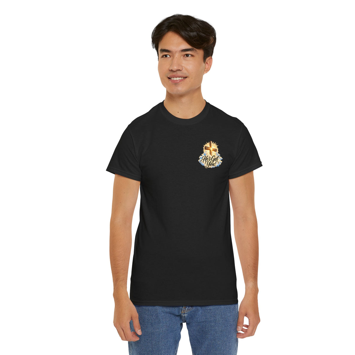 Don't Overthink It He's Got You Tee — Christian Cross Inspirational T‑Shirt