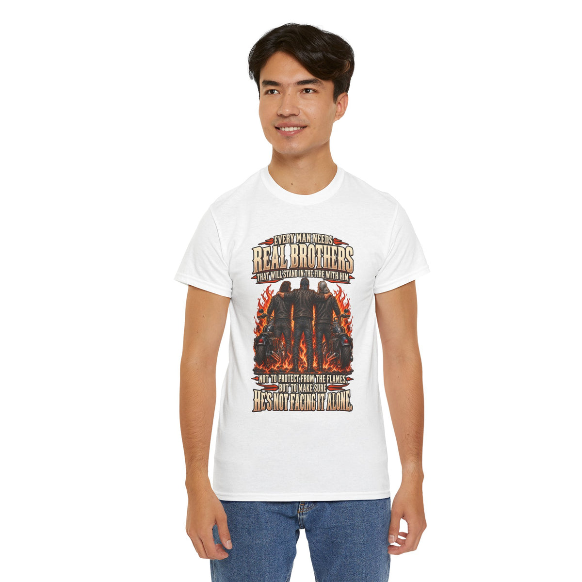 Real Brothers Graphic T-Shirt – Brotherhood and Strength