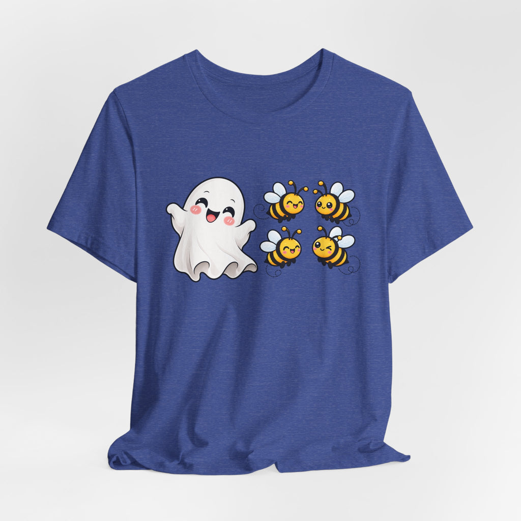 Boo & Bees Halloween Tee – Cute Ghost & Bee Shirt | Spooky Season Must-Have