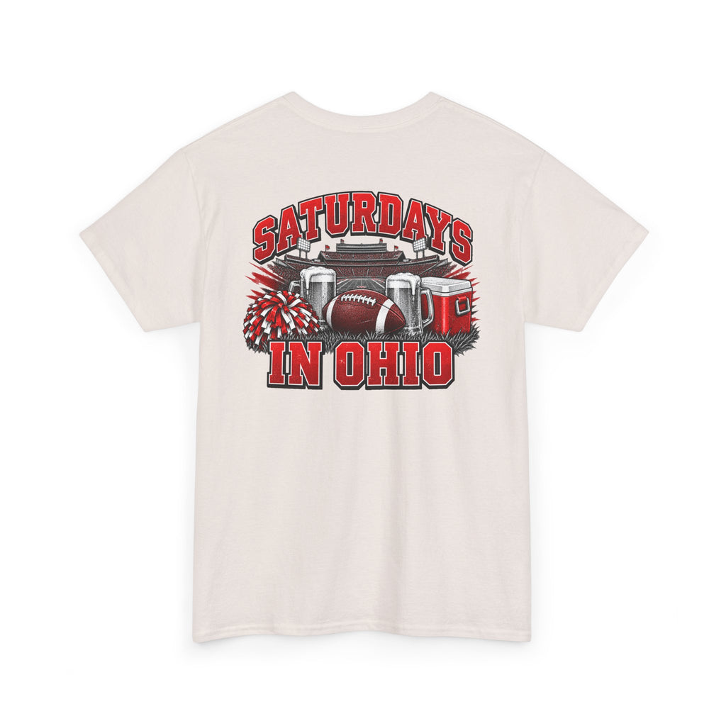 T-Shirt — Saturdays in Ohio Football & Tailgate Tee