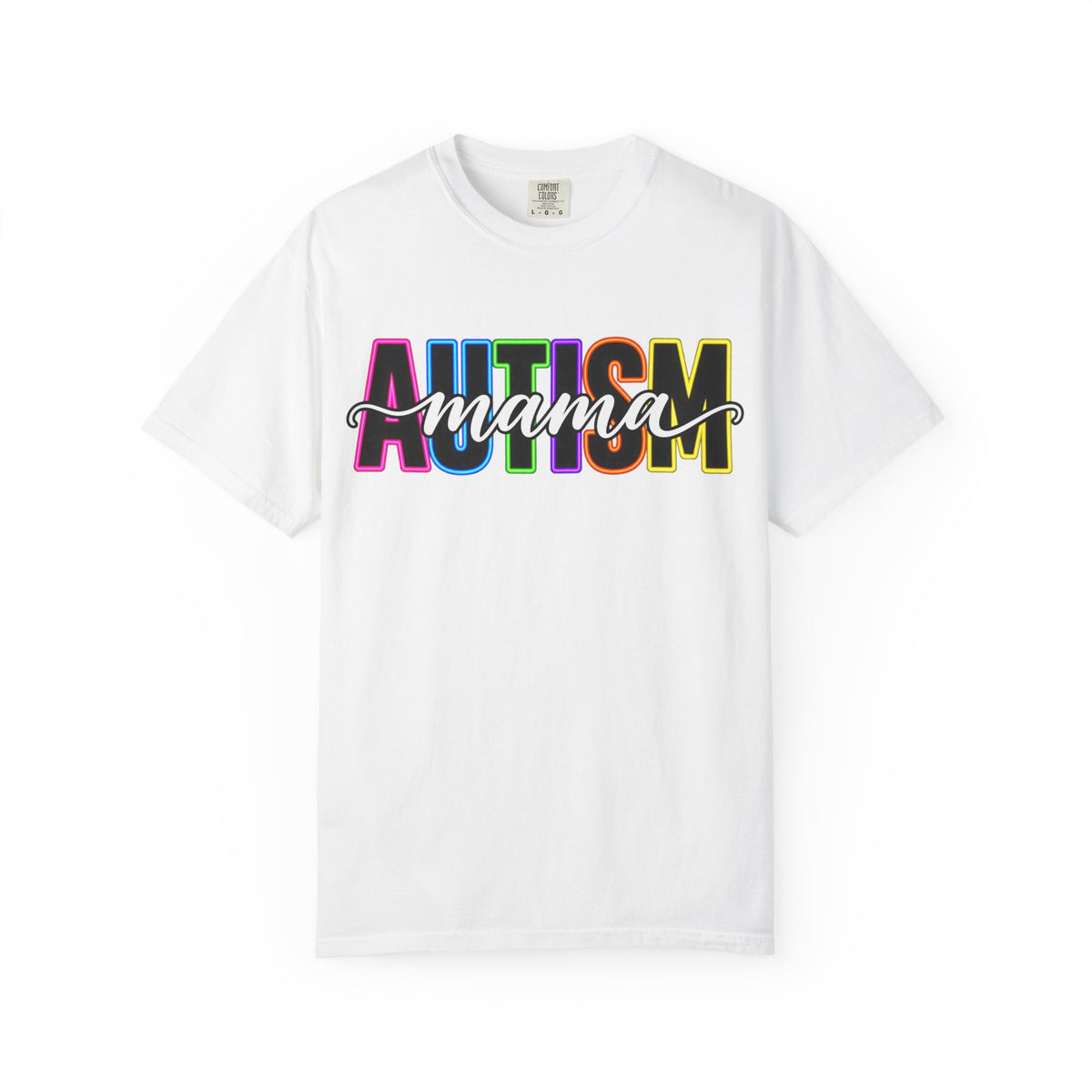 Autism Mama T-Shirt — Colorful Pride Support Tee for Moms