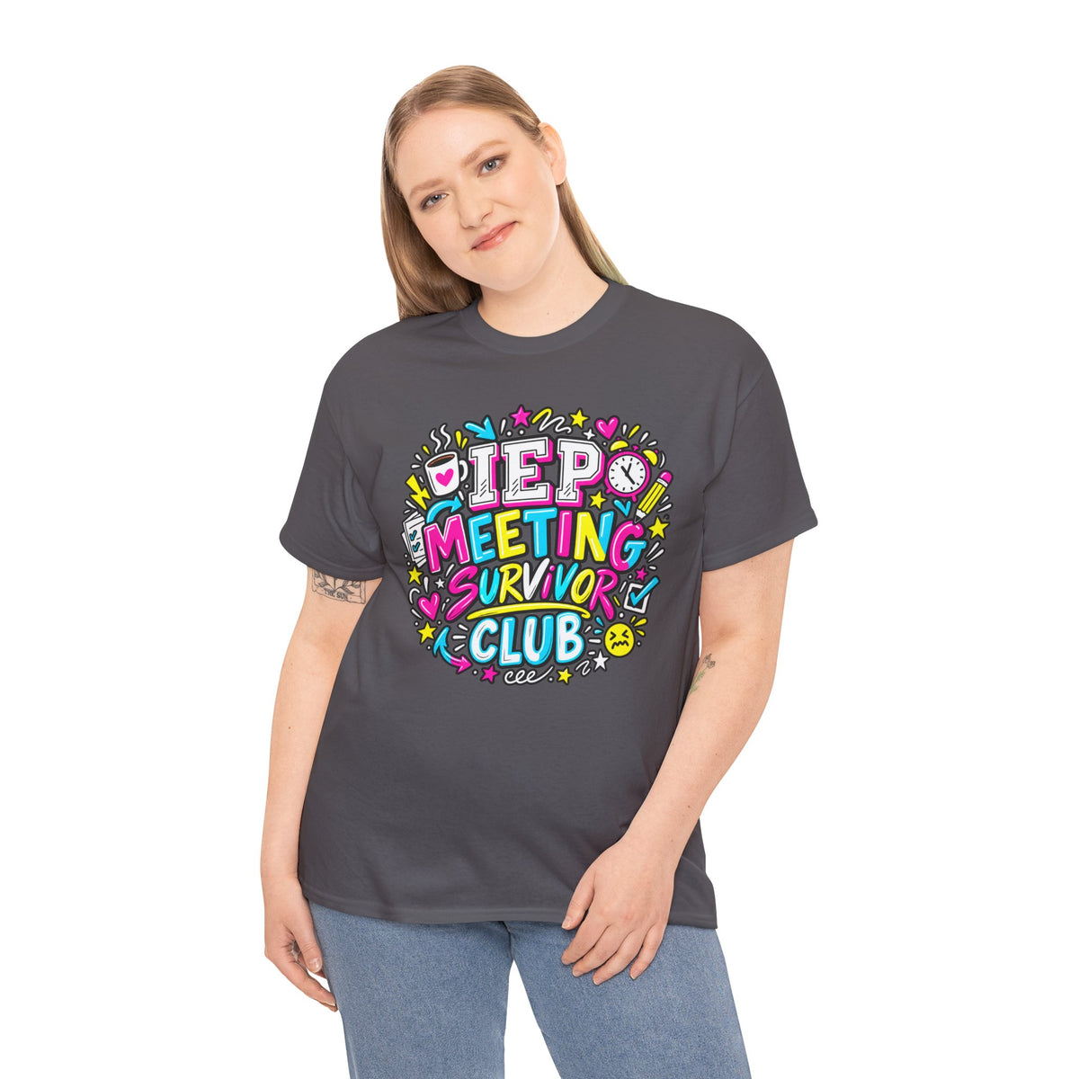 Video Meeting Survivor Club T-Shirt — Funny Remote Work Tee