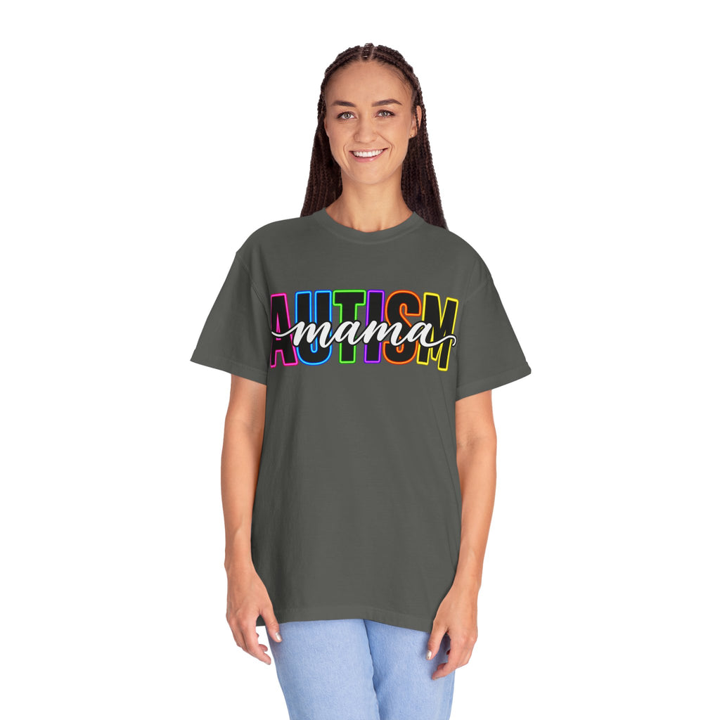 Autism Mama T-Shirt — Colorful Pride Support Tee for Moms