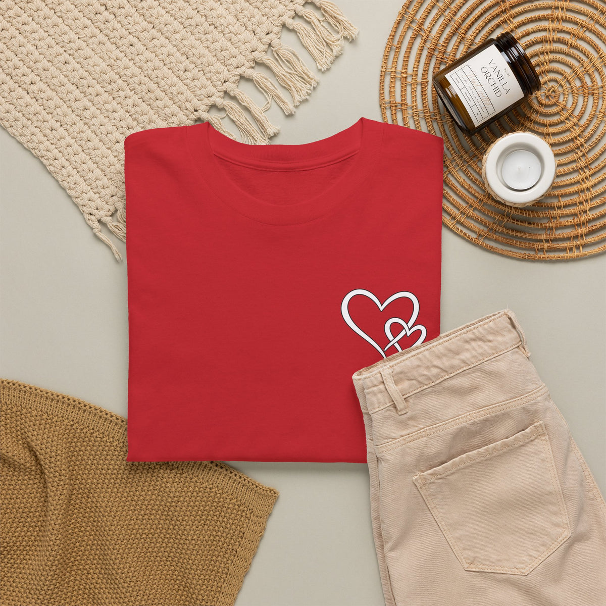 Inspirational Heart T-Shirt – "To the Person Behind Me: You Are Amazing, Beautiful and Enough" Motivational Tee